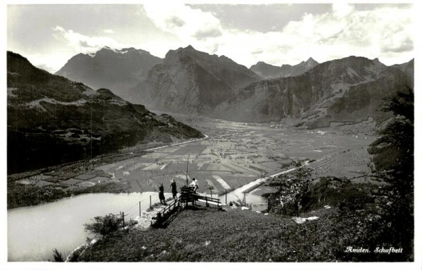 Amden, Schafbett Vorderseite
