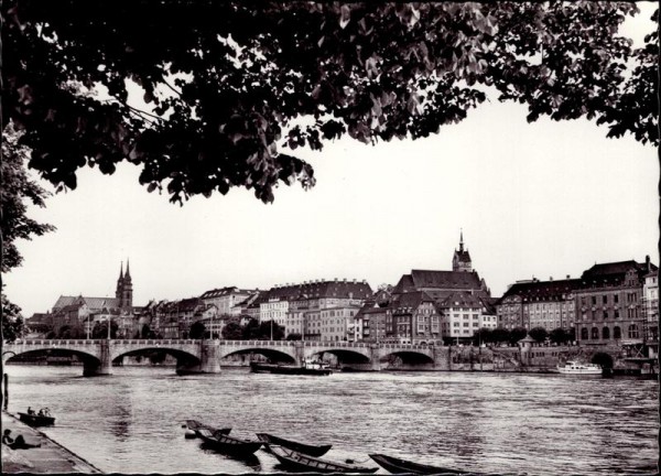 Basel, mittlere Rheinbrücke Vorderseite