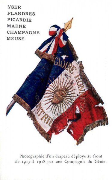 Yser Flandres Picardie marne champagne Meuse Vorderseite