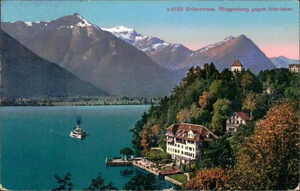 Brienzersee. Ringgenberg gegen Interlaken Vorderseite