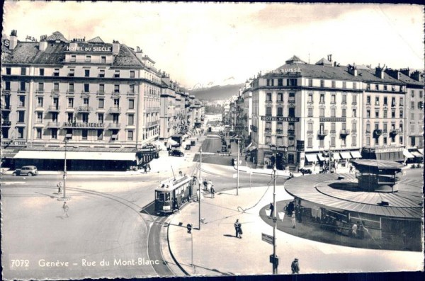 Genève - Rue du Mont-Blanc Vorderseite