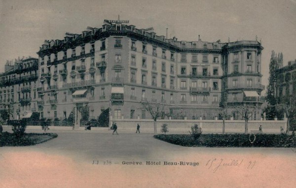 Genève, Hôtel Beau-Rivage Vorderseite