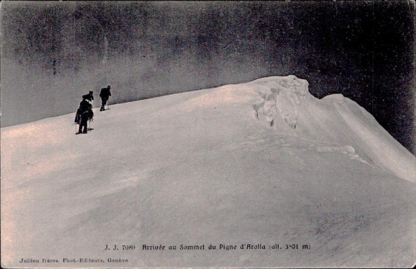 Arrivée au Sommet du Pigne d'Arolla Vorderseite