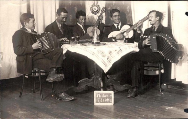 Orchester Elektra, ev. St. Moritz, 1925 Vorderseite