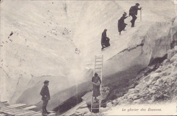 Le glacier des Bossons