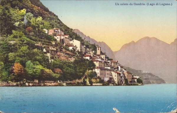 Un saluto da Gandria (Lago di Lugano) Vorderseite
