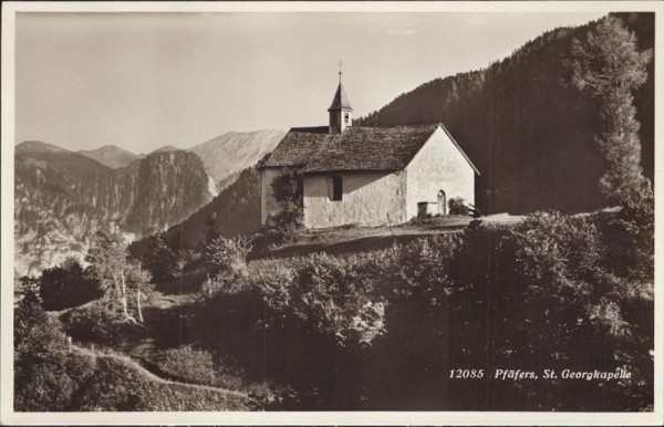 Pfäfers, St. Georgkapelle Vorderseite