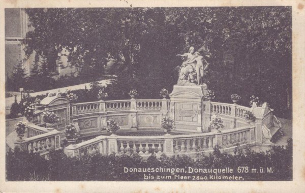 Donauschingen, Donauquelle