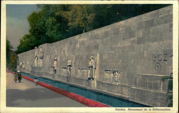 Genève, Monument de la Réformation Vorderseite