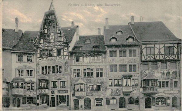 Stein a. Rhein, alte Bauwerke Vorderseite