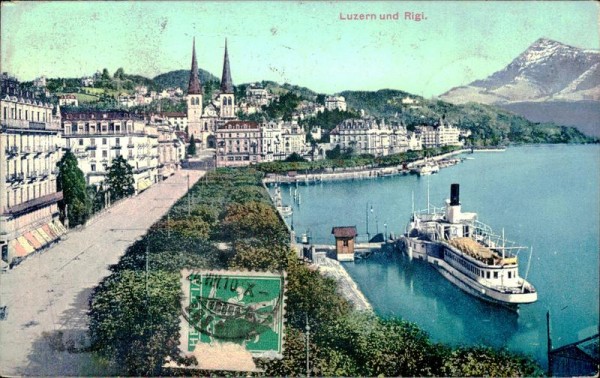 Luzern und Rigi. Vorderseite