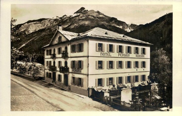 Hotel Aurora, Scanfs Vorderseite