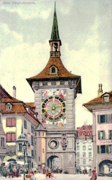 Bern, Zeitglockenturm Vorderseite