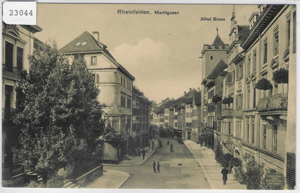 Rheinfelden - Marktgasse, Hotel Krone