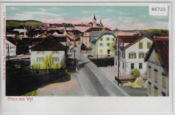 Gruss aus Wyl Wil - Stadtpartie