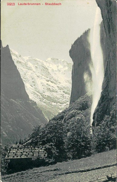 Lauterbrunnen - Staubbach Vorderseite