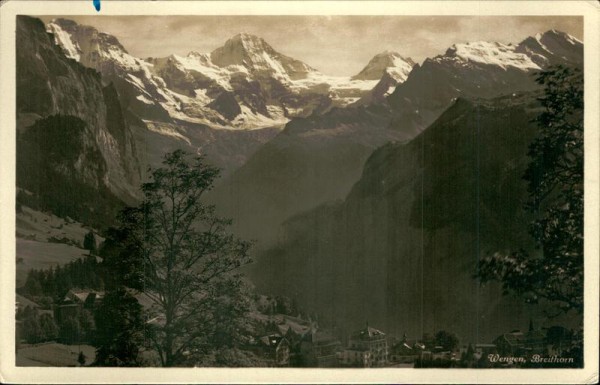 Wengen - Breithorn (4164 m) Vorderseite