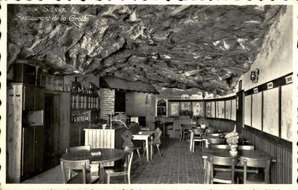 Restaurant de la Grotte, Sierre Vorderseite