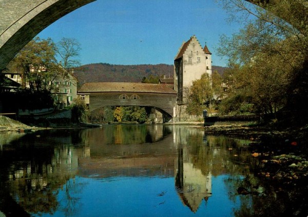 Partie an der Limmat, Baden  Vorderseite