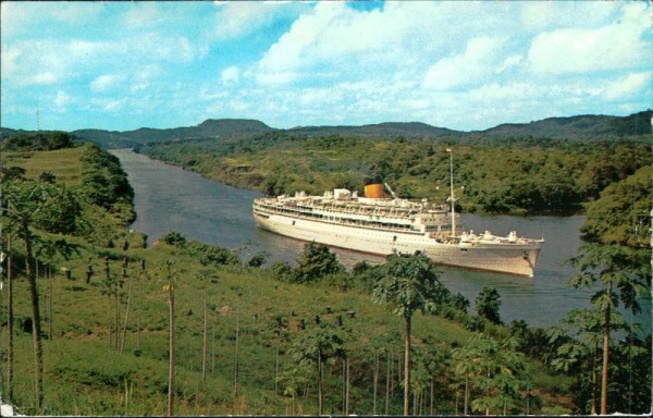 M.V. Oranje, Panama-Kanal Vorderseite