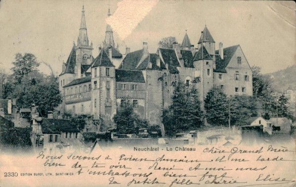 Château Neuchâtel Vorderseite