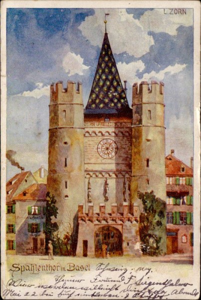 Spahlenthor, Basel, L.Zorn