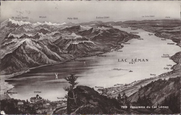 Panorama du Lac Léman