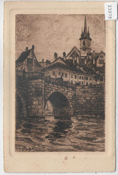 Bern - Deckbrücke - Künstlerkarte