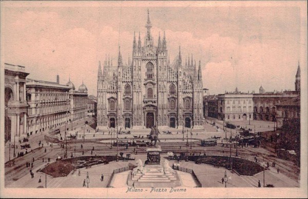 Milano - Piazza Duomo Vorderseite