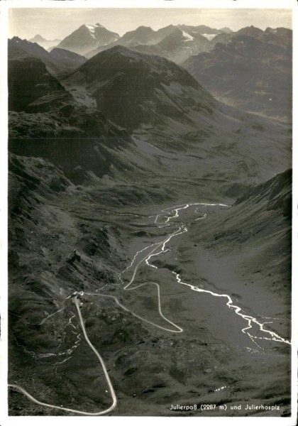 Julierpass und Julierhospiz Vorderseite