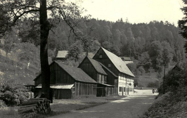 Saupsdorf, Gaststätte "Räumichtmühle" Vorderseite