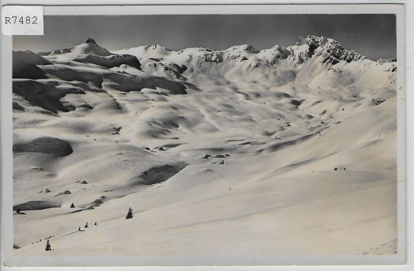 Flumserberg - Blick gegen Spitzmeilen im Winter