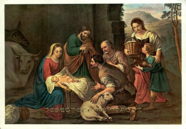 Gesegnete Weihnacht Vorderseite