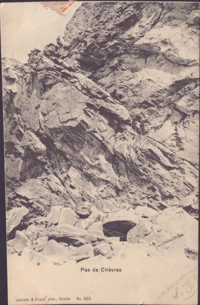 Pas de Chèvres, Hérémence Vorderseite