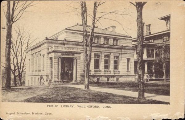 Wallingford, public library, Connecticut