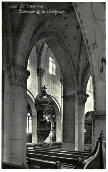 St.Ursanne, Intérieur de la Collégiale Vorderseite