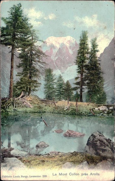 Le Mont Collon près Arolla Vorderseite