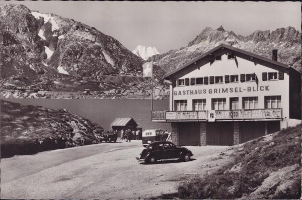 Gasthaus Grimsel-Blick, Grimsel-Passhöhe Vorderseite