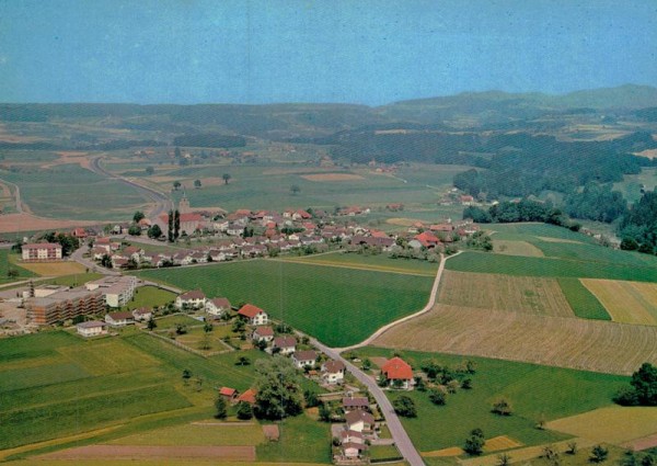 Wünnewil FR -  Flugaufnahmen Vorderseite