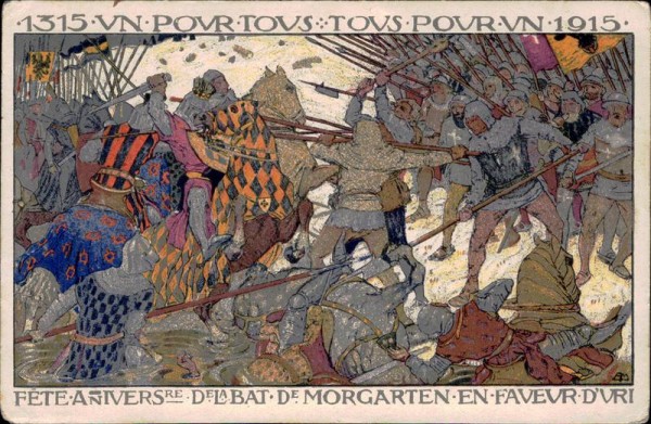 Urnertag, Morgarten 1915 Vorderseite
