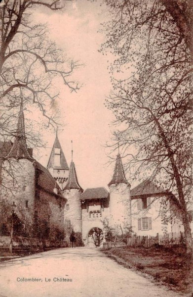 Colombier. Le Château. 1921 Vorderseite