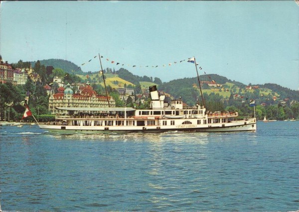 Vierwaldstättersee, Schiff "Stadt Luzern" Vorderseite