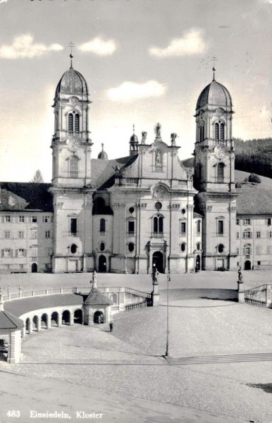 Einsiedeln. Kloster Vorderseite