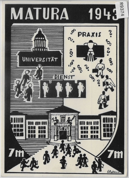 Matura 1943 - Universität, Praxis, Dienst