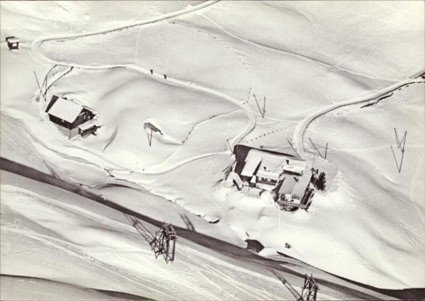 Alpenblick mit Arlenwaldstrasse, Inner - Arosa - Flugaufnahmen Vorderseite