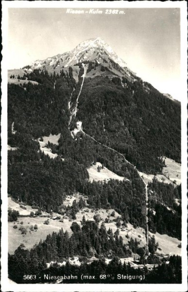 Niesen-Kulm (2362 m) Vorderseite