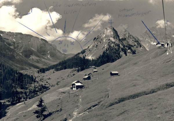 Berggasthaus Gitschen. Aelpler, Maisander und Hohbriesen Vorderseite