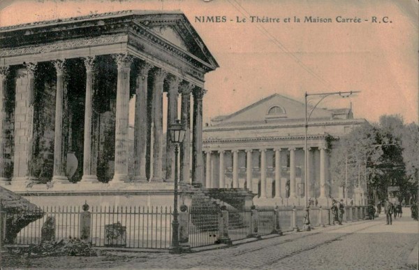 Nimes-Le Théatre et la Maison Carrée Vorderseite