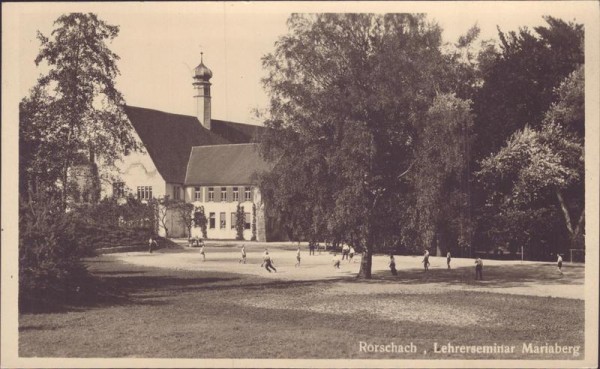 Rorschach, Lehrerseminar Mariaberg Vorderseite