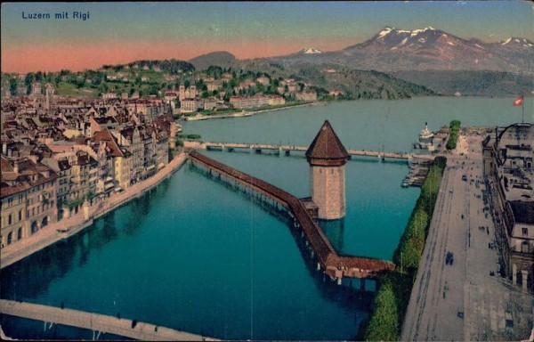 Luzern mit Rigi Vorderseite